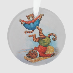Noël acrobatique de cru de chats de Louis Wain