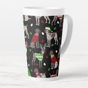 Noel Allemand Pointeur Latte Mug