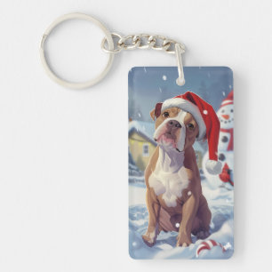Noël American Staffordshire Winter Wonderland