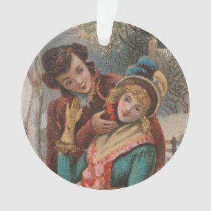 Noël, Angleterre - Publicité de l'ère victorienne,