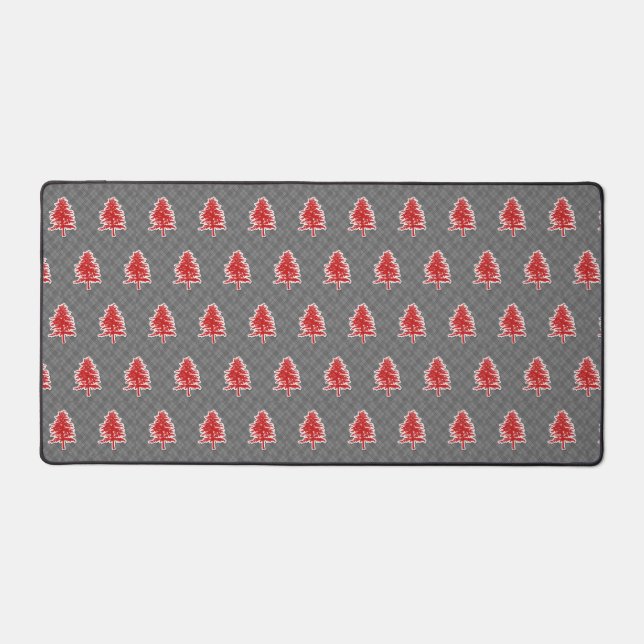 Noël Arbre Motif Plaid Arrière - plan Holiday (Recto)
