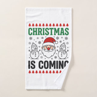 Noël arrive, modèle de bonhomme de neige du Père N