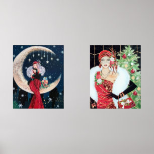 Noël Art déco rétro