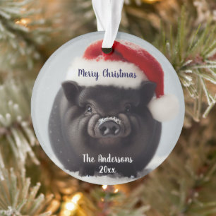 Noël au porc noir