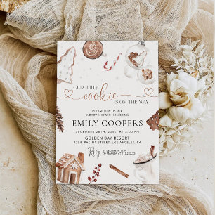 Noël Baby shower confortable Invitation