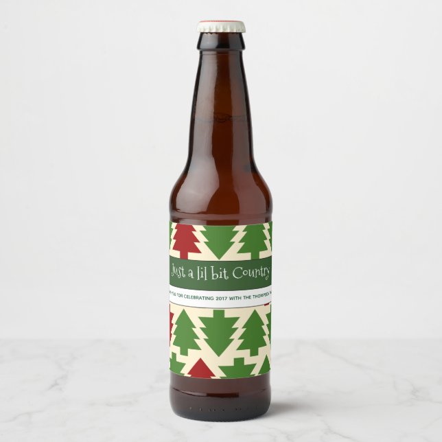 NOËL BIÈRE PERSONNALISÉE ÉTIQUETTES (Devant)
