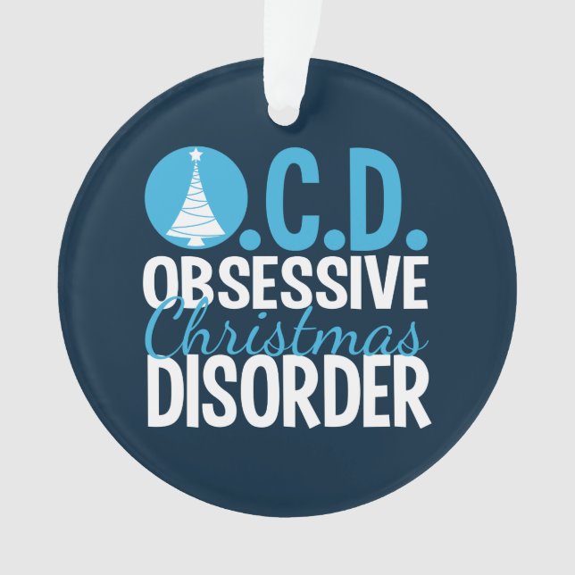 Noël bleu moderne hanté (devant)