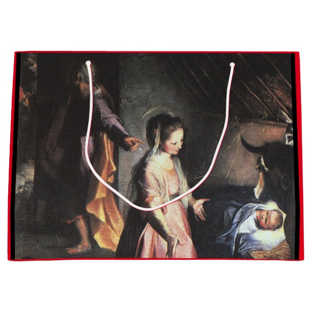 NOËL CADEAU SAC RENAISSANCE NATIVITÉ (Devant)