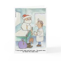 Noël : Carte Père Noël Check Up