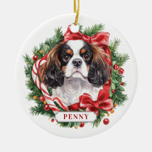 Noël Cavalier King Charles Dog Ornement