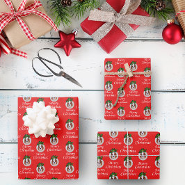 Noël Cavalier Spaniel Ornements Papier cadeau