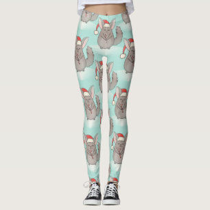 noël chinchillas xmas leggings