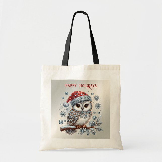Noël Chouette Sac fourre-tout de vacances (Devant)