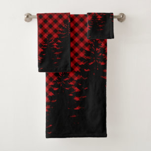 Noël classique Rouge Plaid Noël evergreens