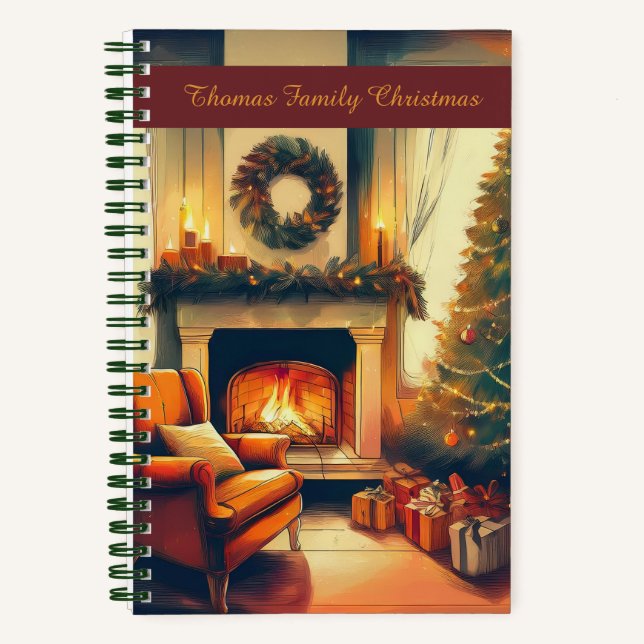 "Noël cosy" Journal de Noël personnalisé (Recto)