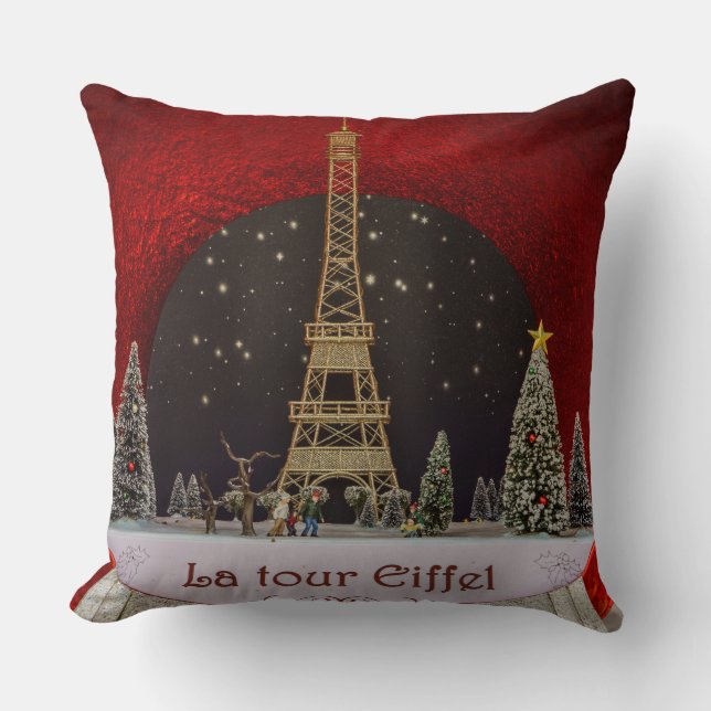 Noël coussin à Paris (Recto)