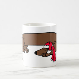 Noël Dachshund Dormir Mug