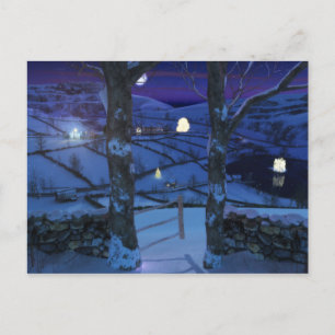 Noël dans la carte postale Glen