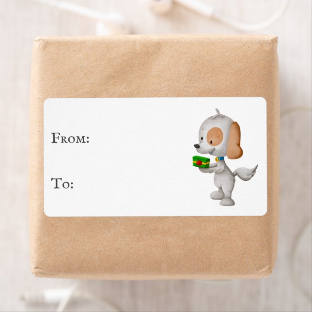 Noël de chien mignon à partir de Sticker (En situation)