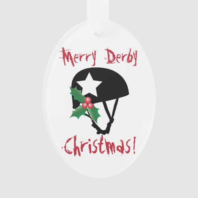 Noël de Derby de rouleau, patinage de rouleau (devant)