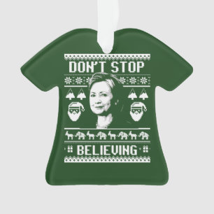 Noël de Hillary - ne cessez pas la croyance -