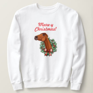 Noël de jument ! Funny Horse Sweatshirt