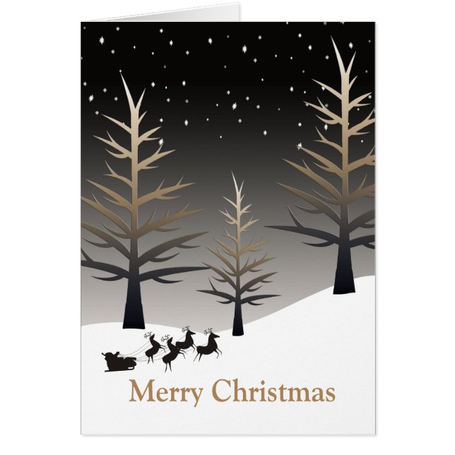 Noël de la silhouette de l'arbre et de l'aube de p (Devant)