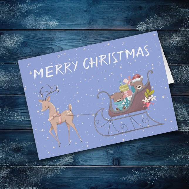 Noël de l'ours couché et renne (Créateur téléchargé)