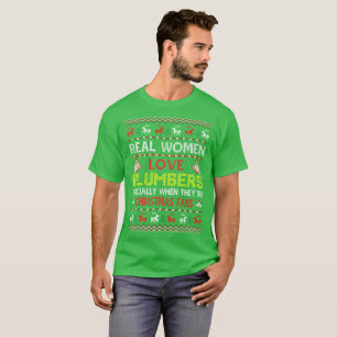 Noël de plombiers évente le T-shirt laid de