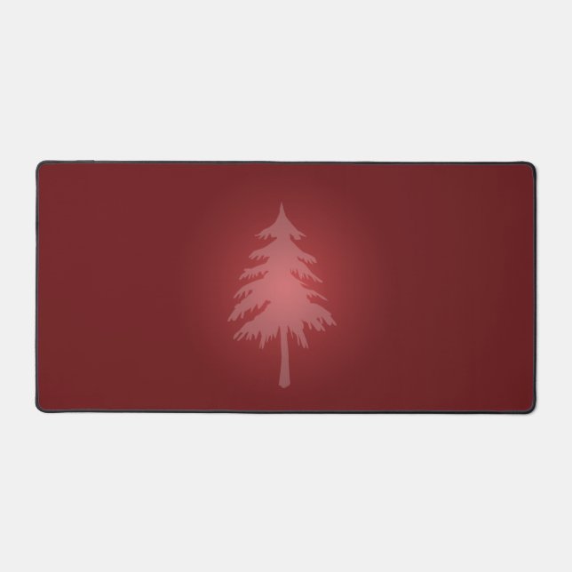 Noël des Arrière - plans rouges de l'arbre blanc (Recto)