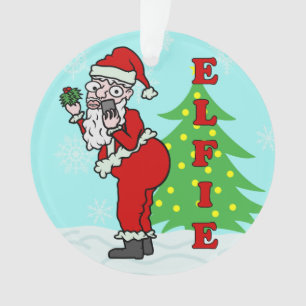 Noël drôle Père Noël Elfie