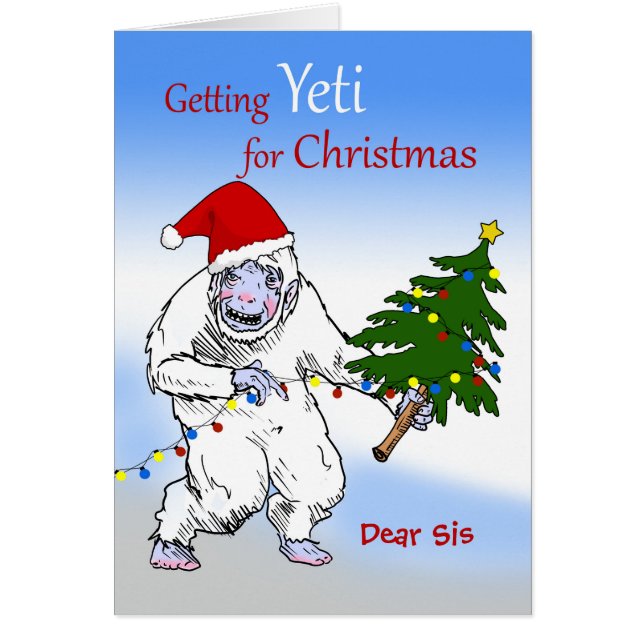 Noël drôle pour Sis, Es-tu encore Yeti? (Devant)