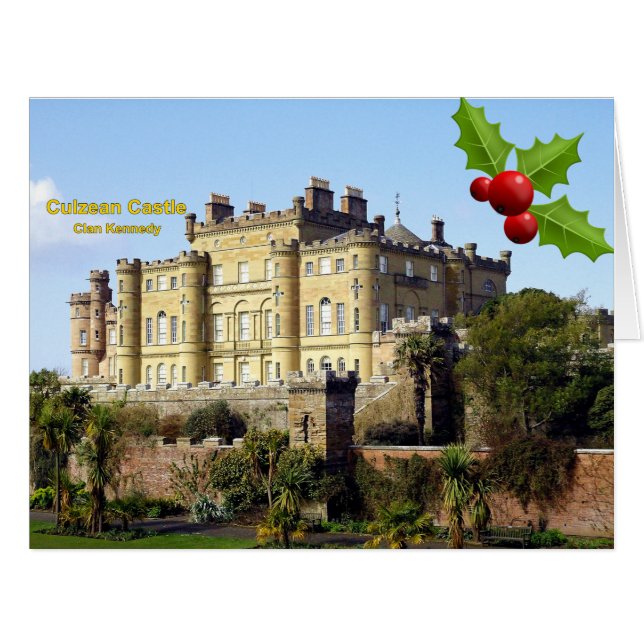 Noël du château de Culzean du Clan écossais Kenned (Devant horizontal)