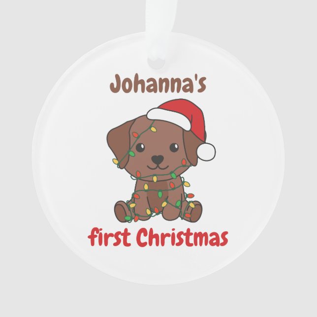 Noël du Labrador Noël d'hiver Bébés Noël (devant)