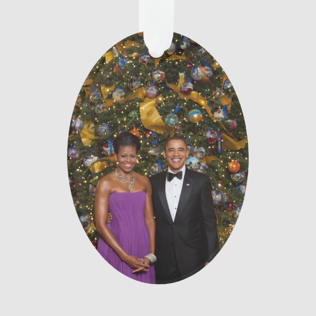 Noël du président Barack Obama et de Michelle (devant)