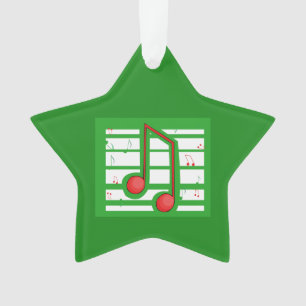Noël du professeur de musique, Notes sur le vert