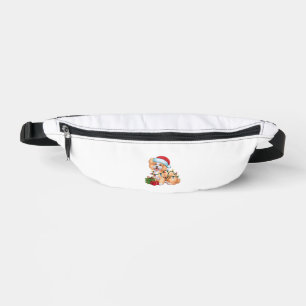 Noël Éclairage Santa Chapeau Bichon Frise Chien No
