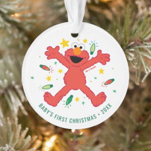 Noël Elmo personnalisé Nom et photo