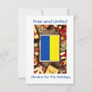 Noël en Ukraine, carte de Noël