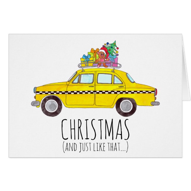Noël.. et juste comme ce taxi de New York (Devant horizontal)