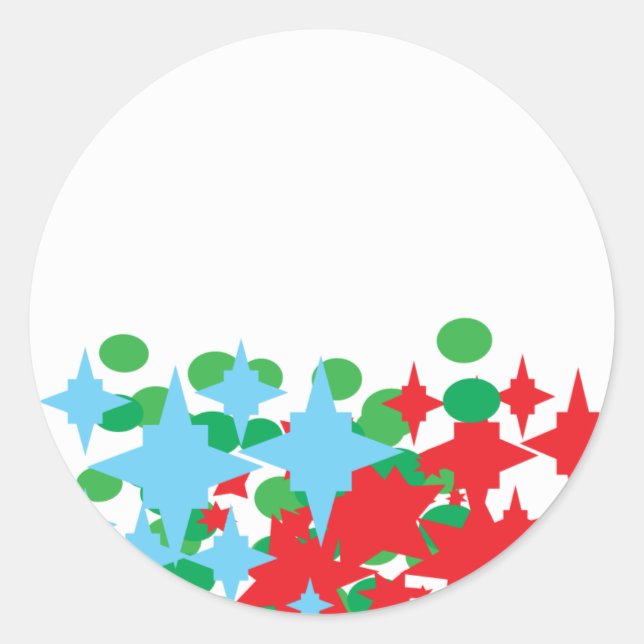 Noël - Étiquette de adresse (Devant)