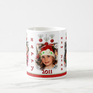 Noël fait sur commande ornemente la tasse de caf