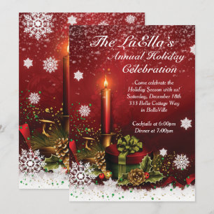 Noël Fête Invitation