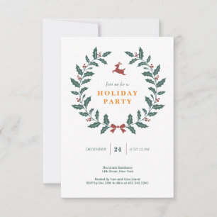 Noël Fête Invitation