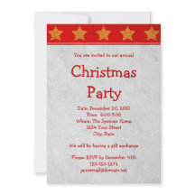 Noël Fête Invitation ou Faire-part