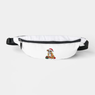 Noël Feu d'éclairage Santa Hat Boxer Chien Noël