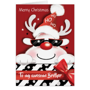 Noël, frère, renne d'amusement, Ho, Ho, Ho,
