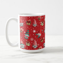 Noël Gnome Motif 15 oz Mug classique