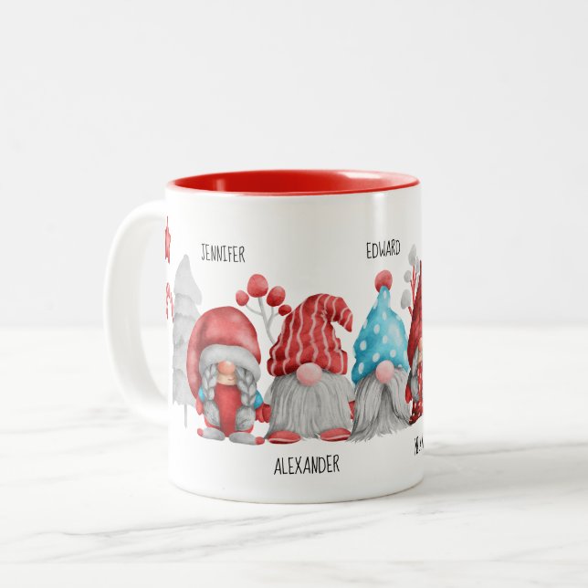 Noël Gnomes Mug (Devant gauche)