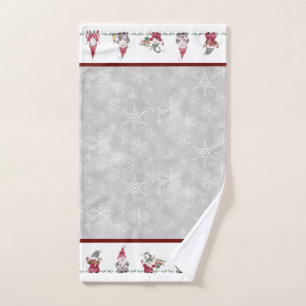 Noël Gnomes Scandinave Hygge Red Grey